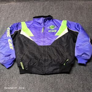 Vintage Arctic‎ Cat Satin Legend Racing Jacket Women Large Purple